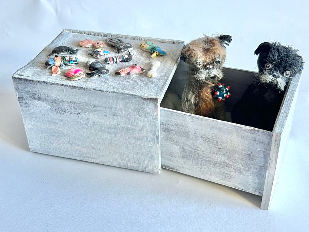 ワタナベリエ 渡辺利絵 作家作品 ぬいぐるみ 犬 Bearberry ベア 人形