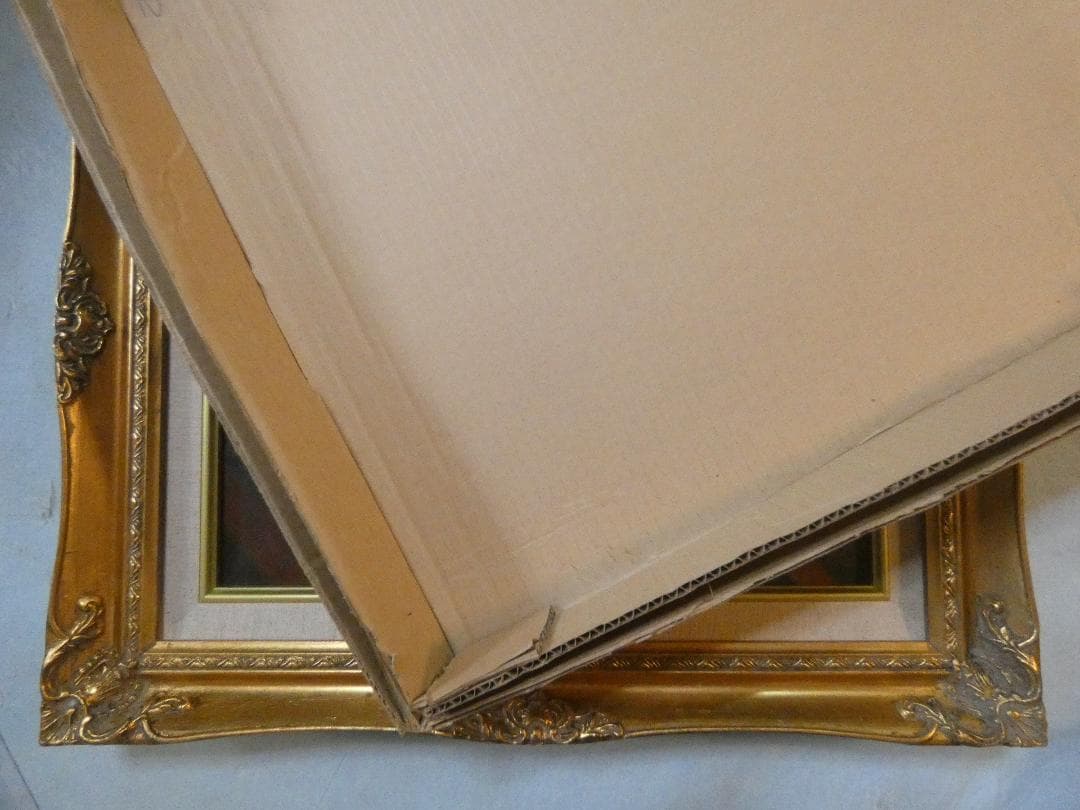 絵画 油彩　有元利夫「人物」 サイン　F6サイズ　額装済み 肉筆手描き