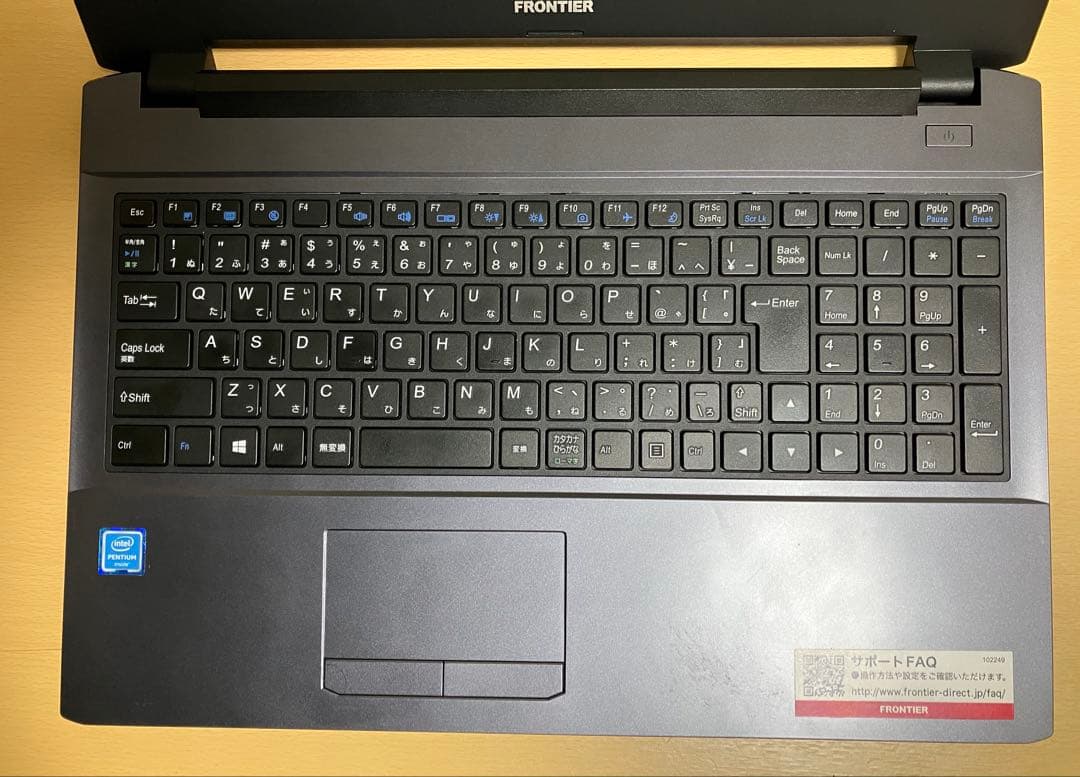 【格安】フロンティアPC SSD128GB メモリ12GB DVD【訳あり品】