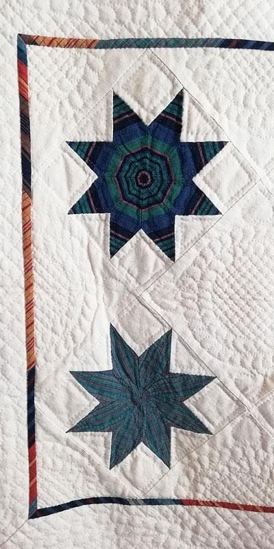 ★パッチワークキルト 109cm×82cm ハンドメイド