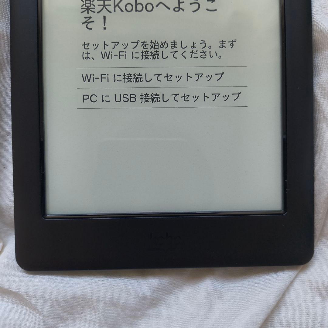紙のように読める、目にやさしい一台。Kobo glo HD 美品・箱つき。