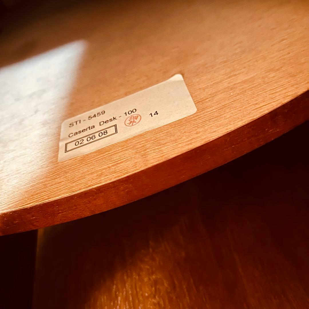 アンティーク　デスク　象嵌　IDC大塚家具 東海家具 机　ドレッサー　片軸デスク