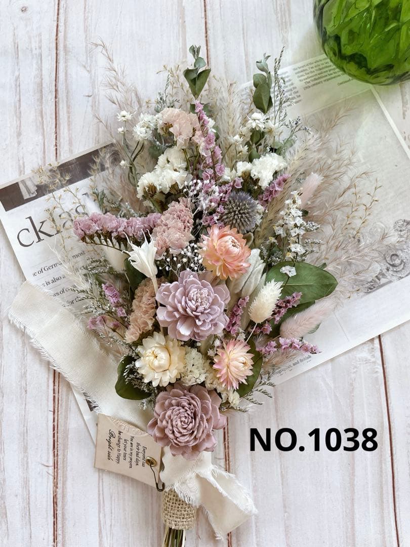 ドライフラワースワッグ❁⃘*.゜bluemoon9150 3点おまとめ