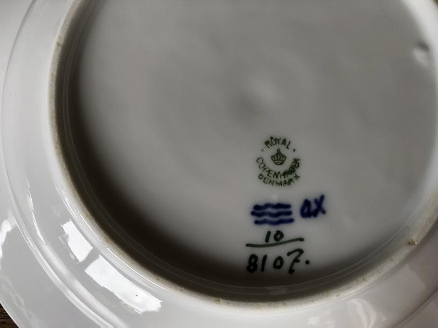 ロイヤルコペンハーゲン ブルーフラワー ディーププレート 深皿25.5cm 3枚