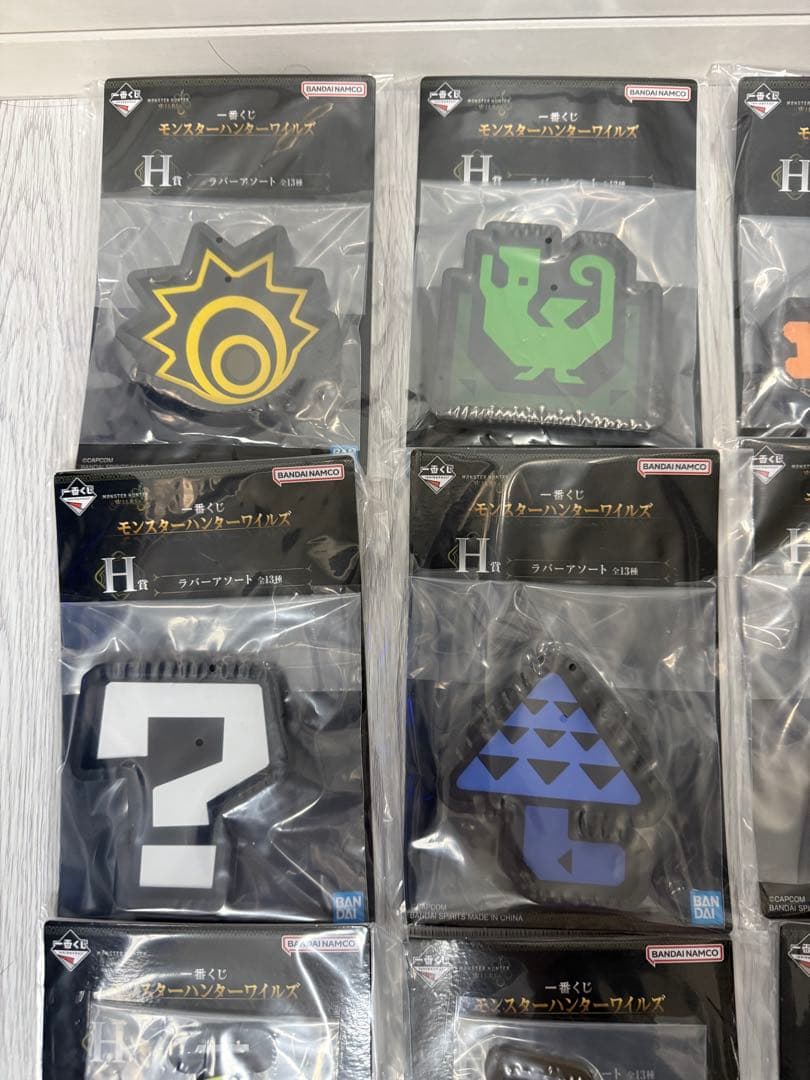 モンスターハンターワイルズ 1番くじ H賞 ラバーアソート コンプリート 13種