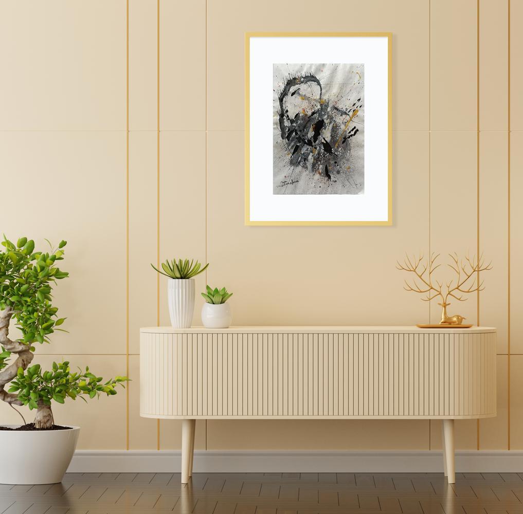 シナプス　繋　伝　抽象画　モダンアート　新築祝い　開業祝い　引越祝い　プレゼント