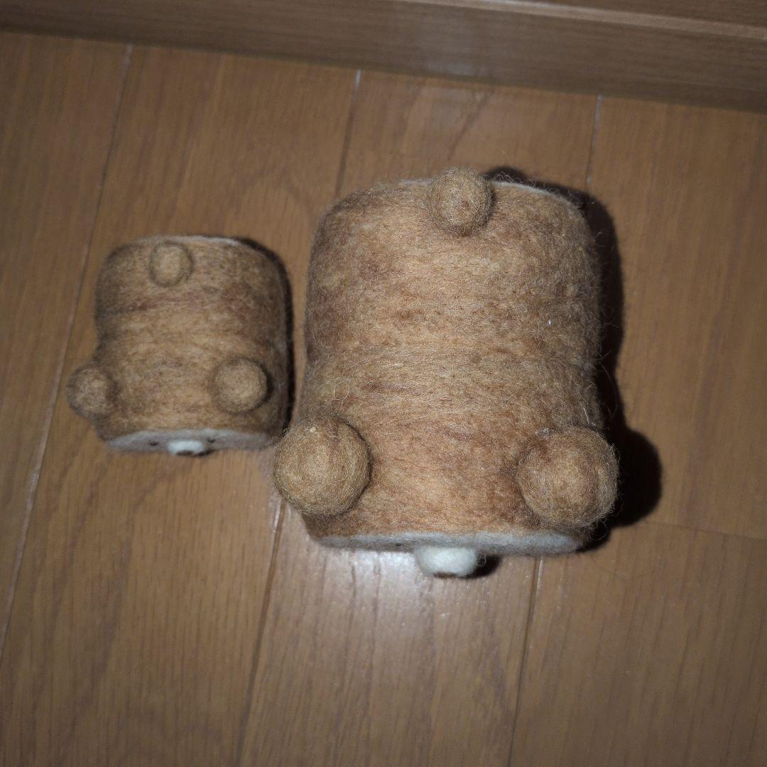 cocoa room 羊毛フェルト くま食パン 2個セット