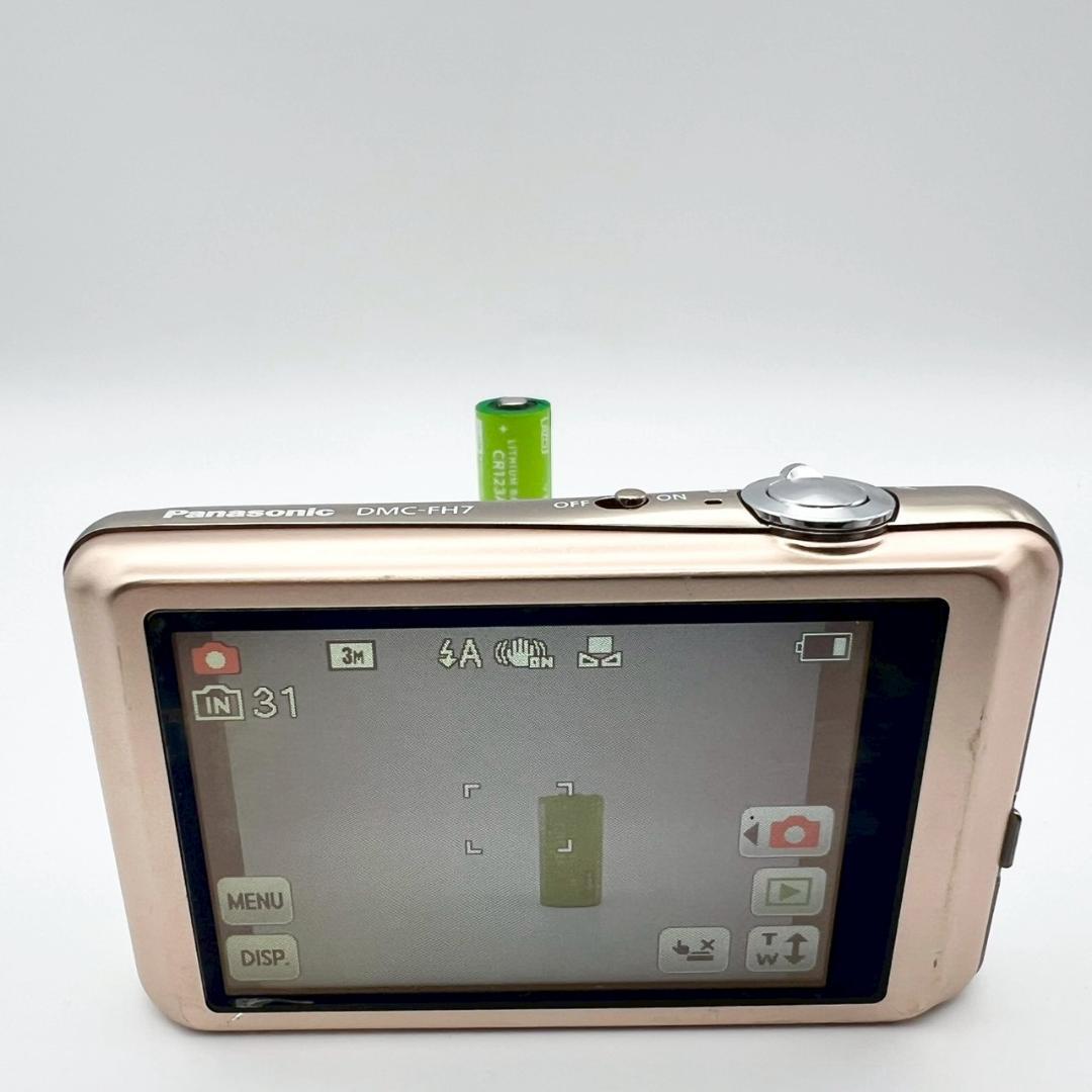 【完動品】Panasonic LUMIX DMC-FH7 コンデジ 動作確認済