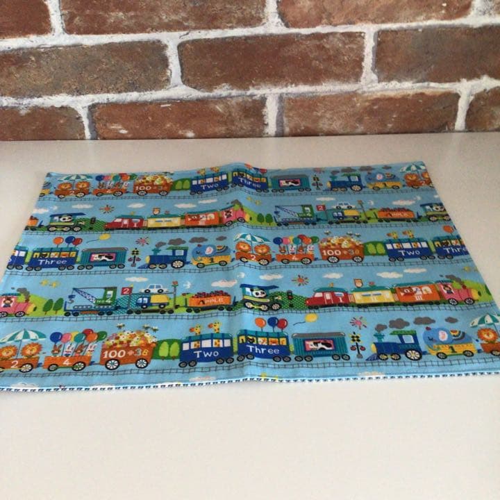 ハンドメイド⭐︎給食セット 25. 水色きしゃ