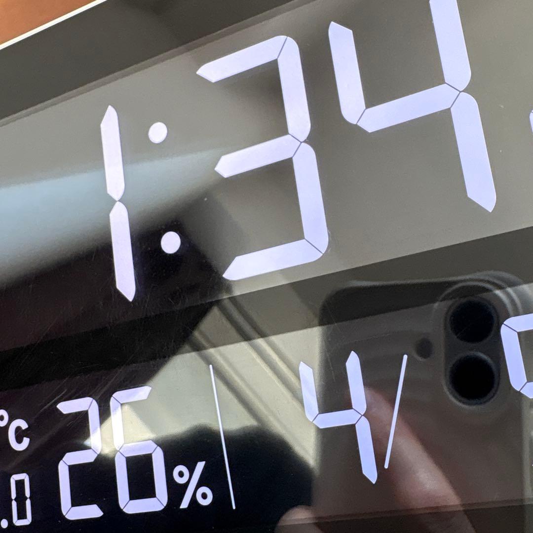 セイコー クロック 掛け置き時計 兼用 カラー液晶 DL208W seiko