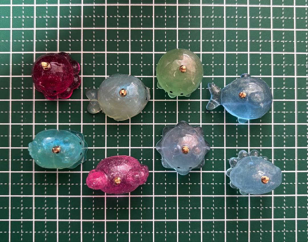 レジンキーホルダー　3点セット