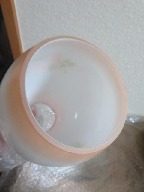 12/10お値下げ中　イマン　ダイアナローズ ガラスシェード ペンダントライト