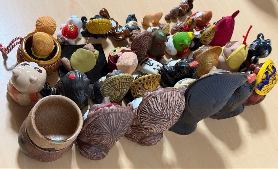 たぬきの置物　陶器など　約40体　セット　レトロ