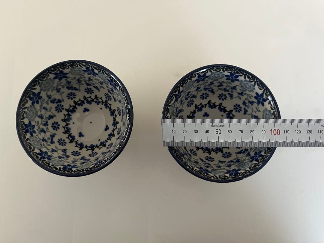 未使用　ポーランド食器　飯碗 2個セット　10.5cm