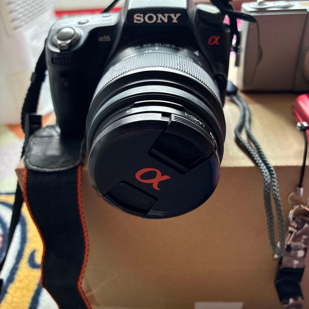 SONY α55 デジタル一眼レフとCASIO EXILIMセット