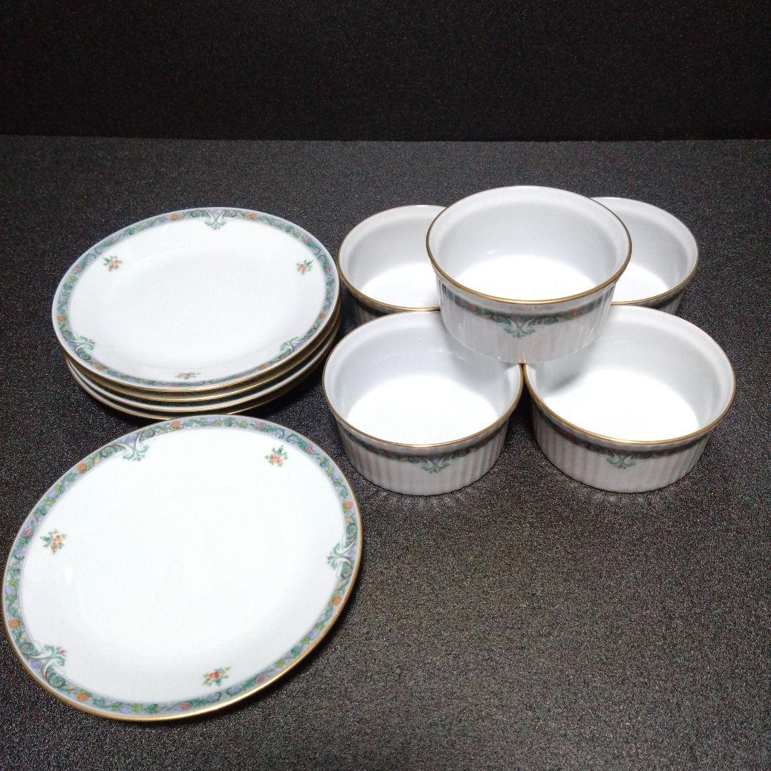 フィリップ・デズリエ　リモージュ　ココット5個　小皿5枚　お祝い　パーティー