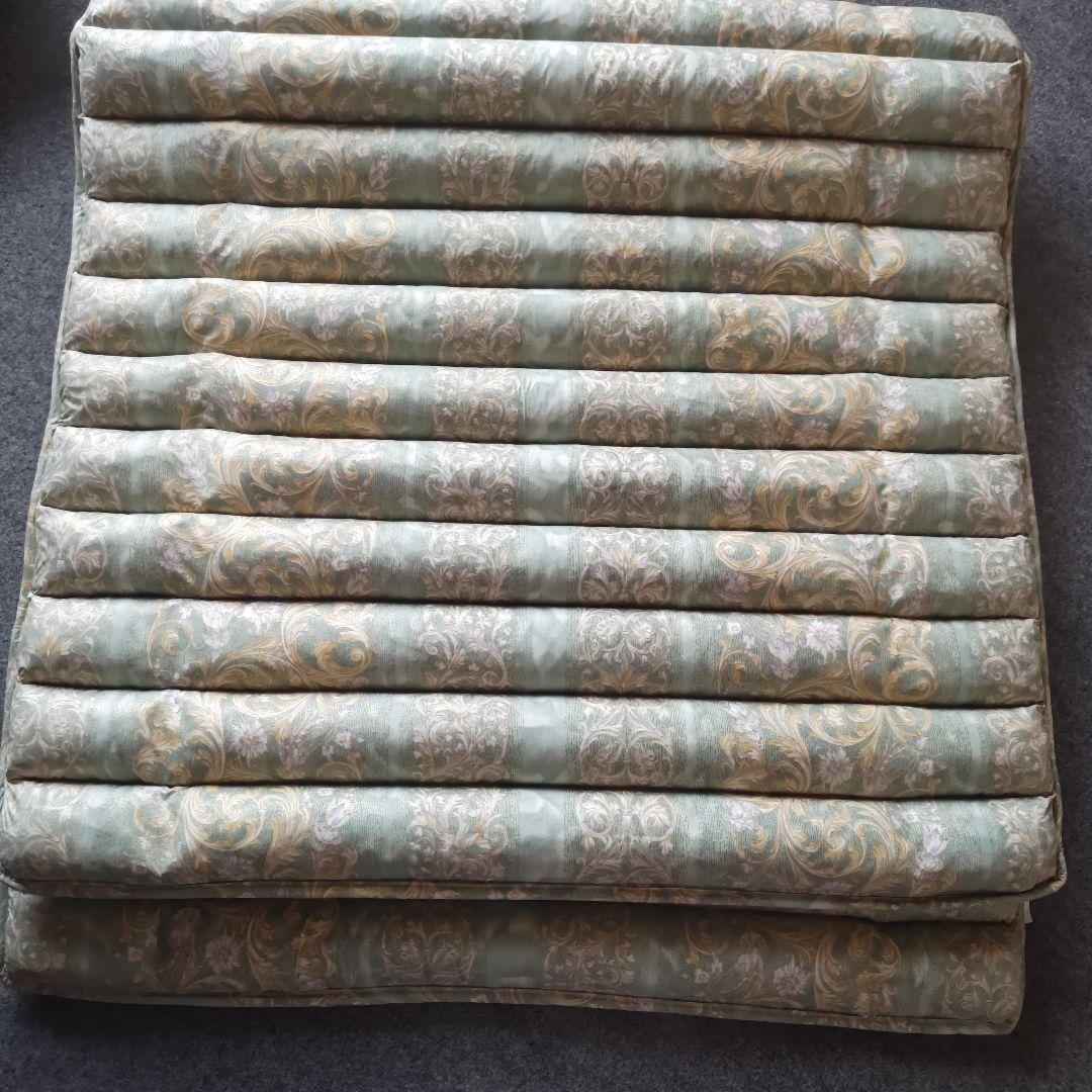 未使用☆羽毛敷布団☆100x210