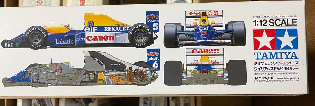 再価格改定！Williams FW14B 1/12 スケール TAMIYA