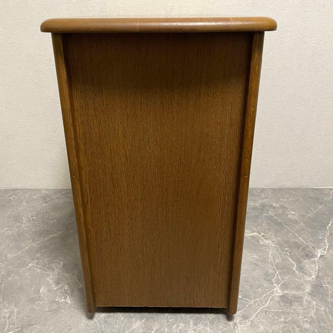 浜本工芸キッチンワゴン　ナラ無垢材 セカンドテーブル　デスクワゴン キャスター付