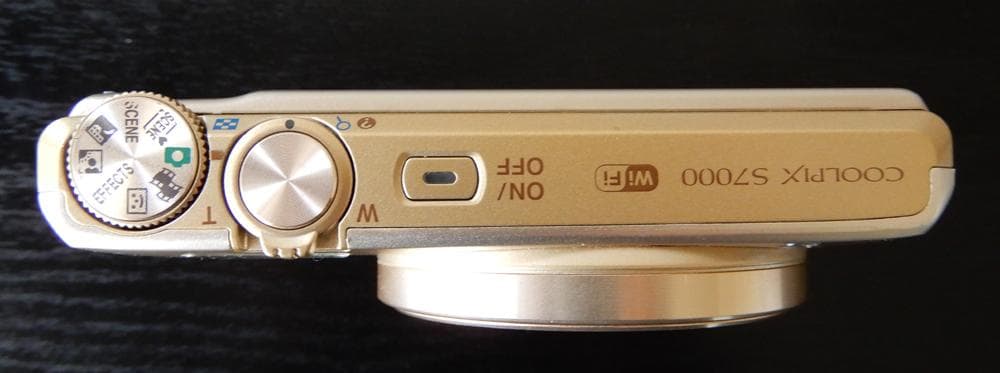 動作確認済　Nikon COOLPIX S7000 光学20倍ズーム ゴールド