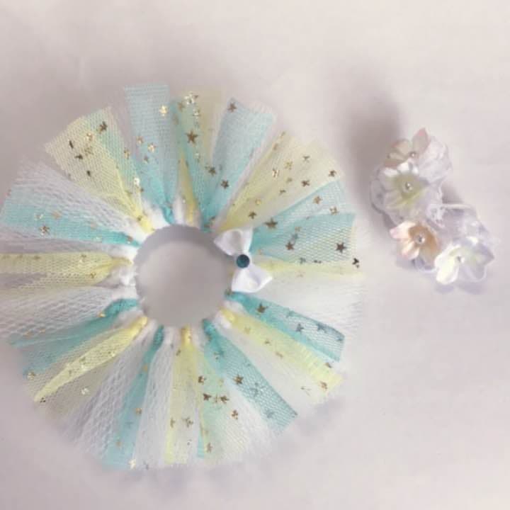 【117】¥650  ステラルー♡コスチューム♡ぬいば♡チュチュ♡花かんむり