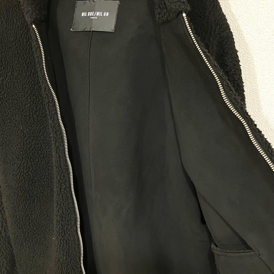 NIL DUE / NIL UN　ACT4　サイドジップボアコート　S　黒　廃盤