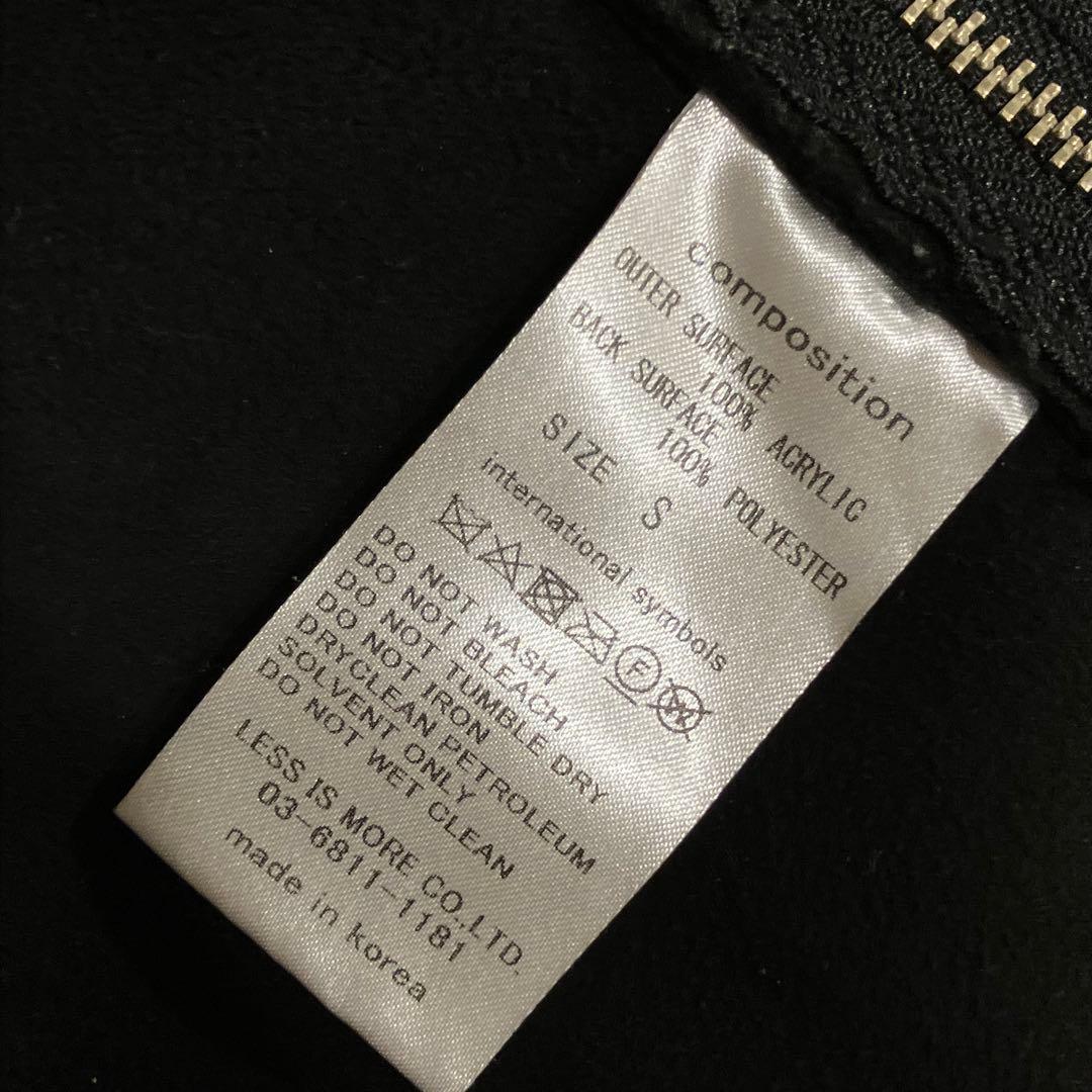 NIL DUE / NIL UN　ACT4　サイドジップボアコート　S　黒　廃盤