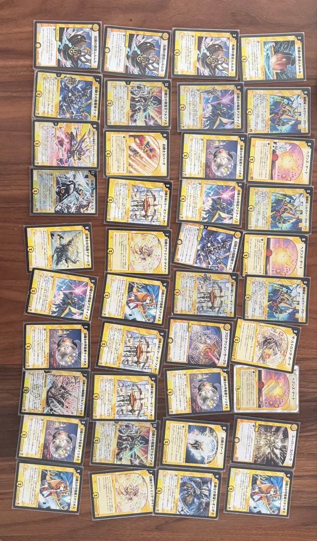 【値下げ対応】デュエルマスターズ 白騎士デッキ　透明スリーブ入り