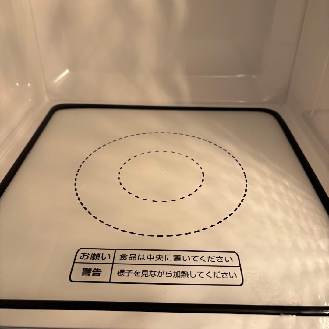 ELSONIC電子レンジ20L/フラットタイプ/ヘルツフリー/ECGFMW603