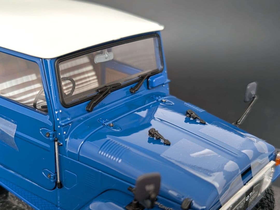 京商 1/18 ランドクルーザー 40 ブルーカラー クラファン400台限定品