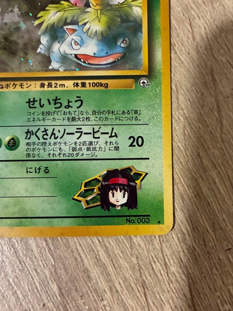 ポケモンカード　エリカのフシギバナ　旧裏