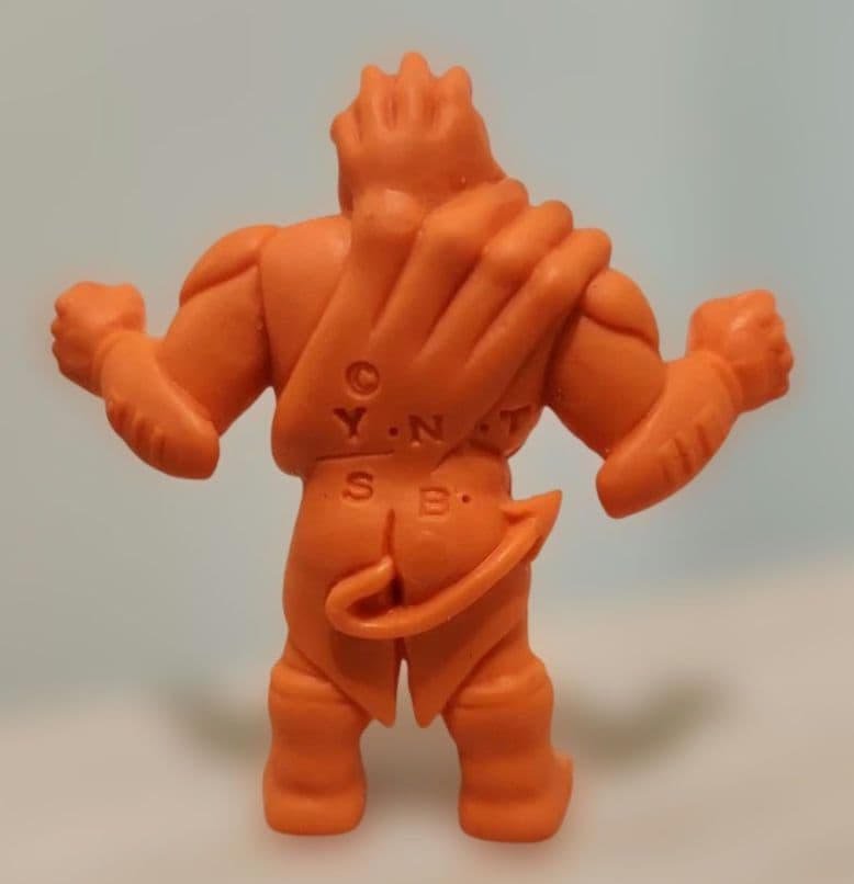 キン消し　朱色美品　パート29 稀少(オメガマン)ガチャ物