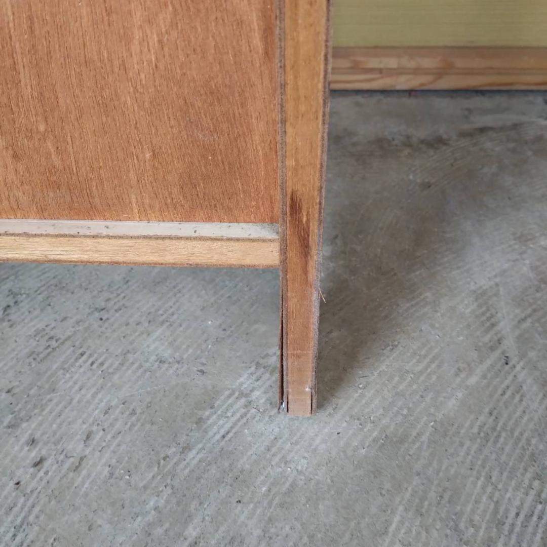 電話台　昭和レトロ　レトロポップ　花柄　収納