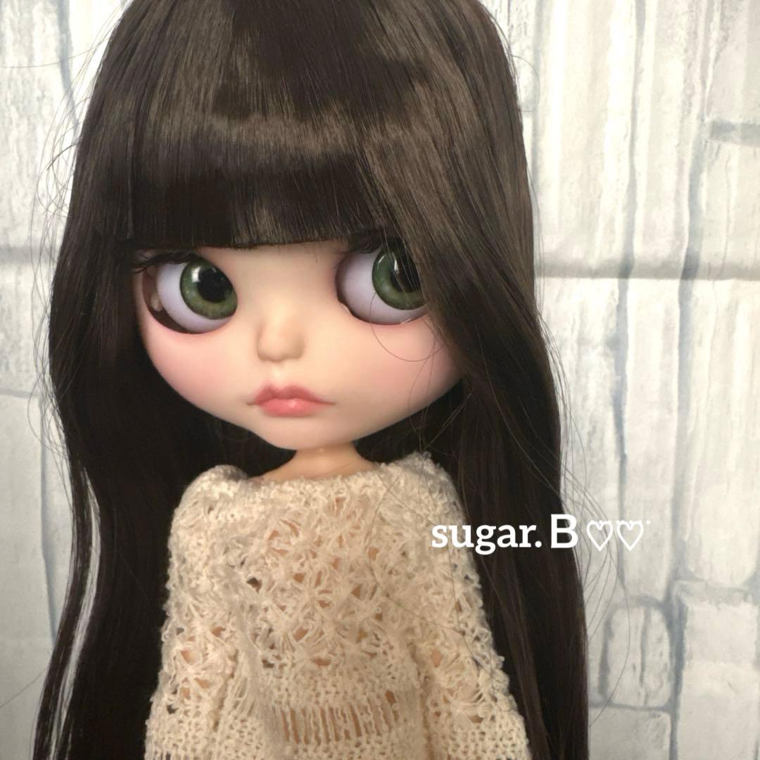 アイシードールカスタム❤︎チョコレートブラウン❤︎ウィッグ長さヒップライン♡