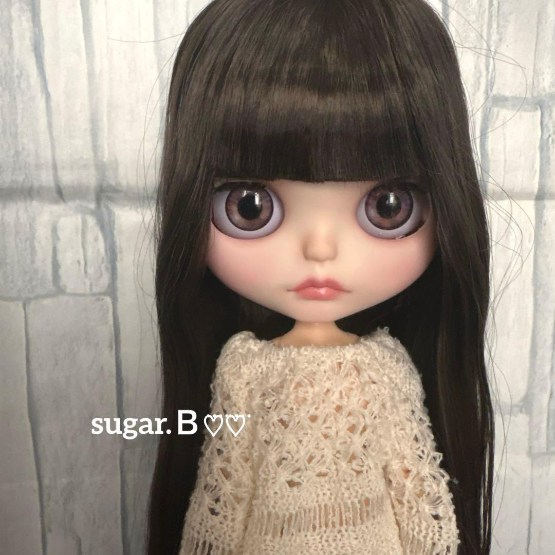 アイシードールカスタム❤︎チョコレートブラウン❤︎ウィッグ長さヒップライン♡
