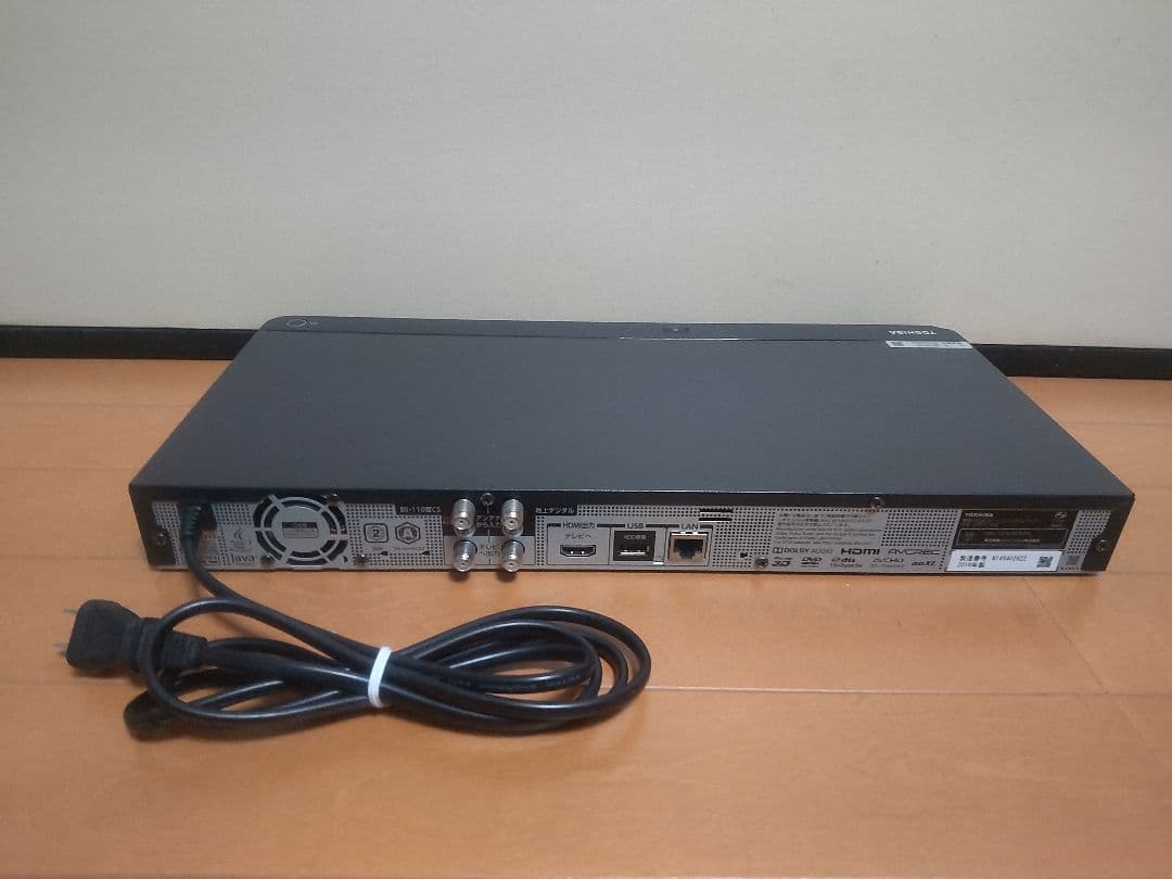 東芝　REGZA　DBR―W1009 1TB→3TB プチメンテ済み