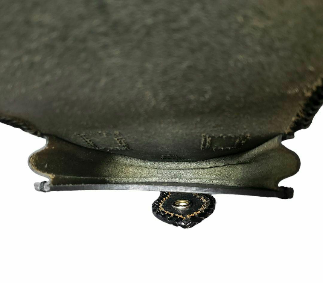 ALZUNI ブラックレザーポーチ