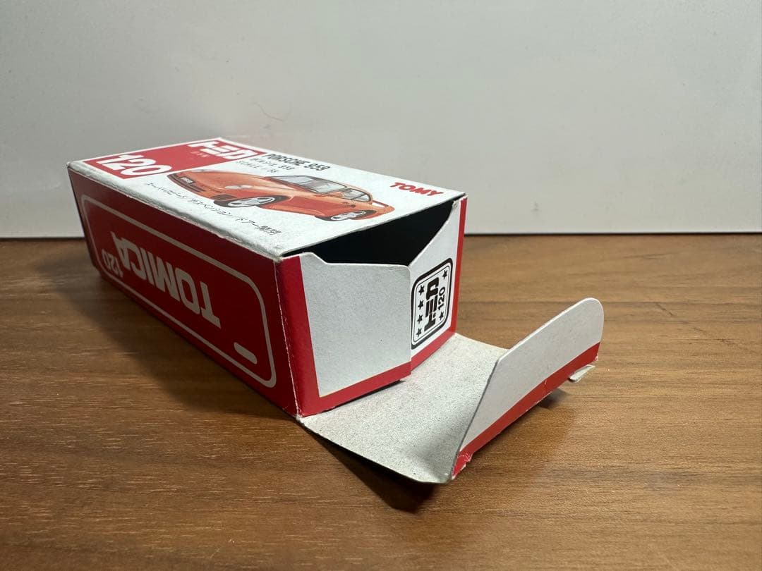 トミカ 赤箱 日本製 120 1/58 ポルシェ 959 シルバー