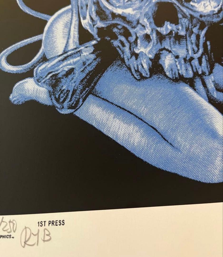 ロッキンジェリービーン　シルクスクリーン　PARIS NOIRSilk