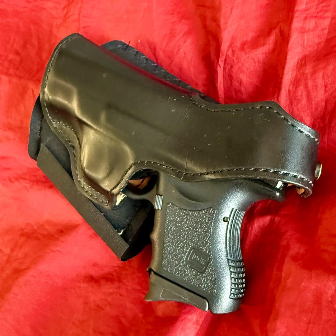 デサンティス製 小型オートマチック用 アンクルホルスター 左利き用