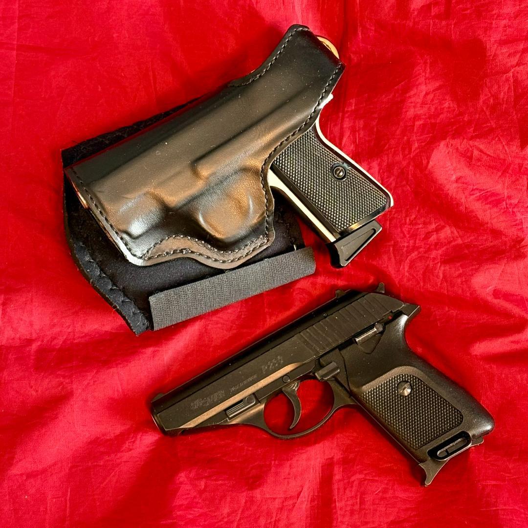 デサンティス製 小型オートマチック用 アンクルホルスター 左利き用