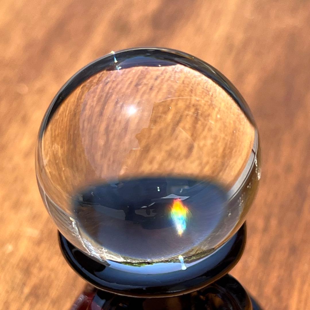 ロッククリスタル 天然水晶 本水晶 無垢水晶 丸玉 スフィア 天然石 原石 右