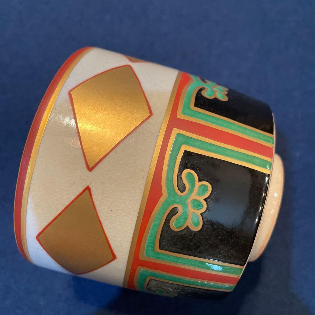 『色絵金銀菱 重茶碗』【野々村 仁清】(写 )『MOA美術館』共箱/茶道具