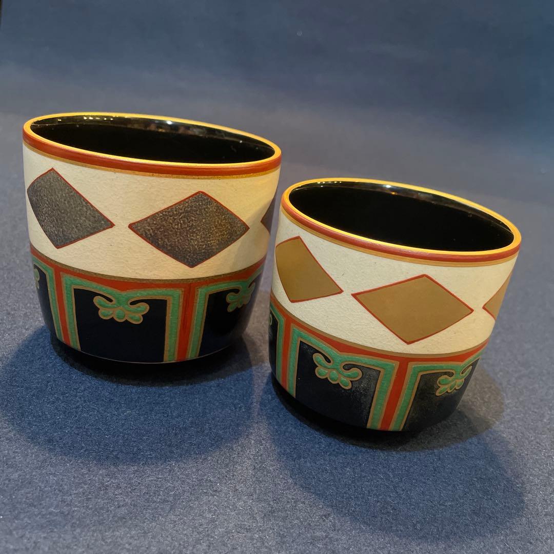 『色絵金銀菱 重茶碗』【野々村 仁清】(写 )『MOA美術館』共箱/茶道具