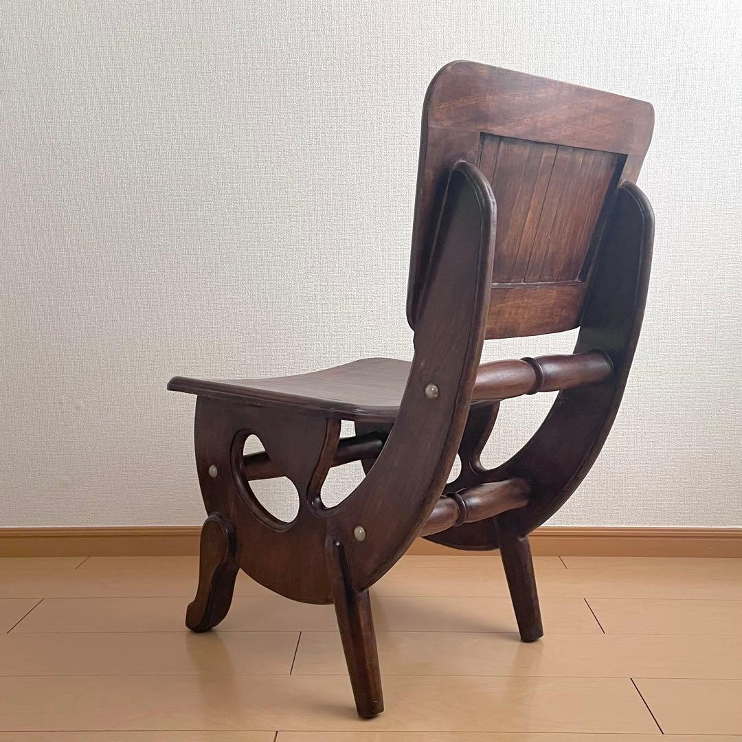 アンティークチェア ラウンジチェア 無垢 イギリス フランス カントリー 民芸
