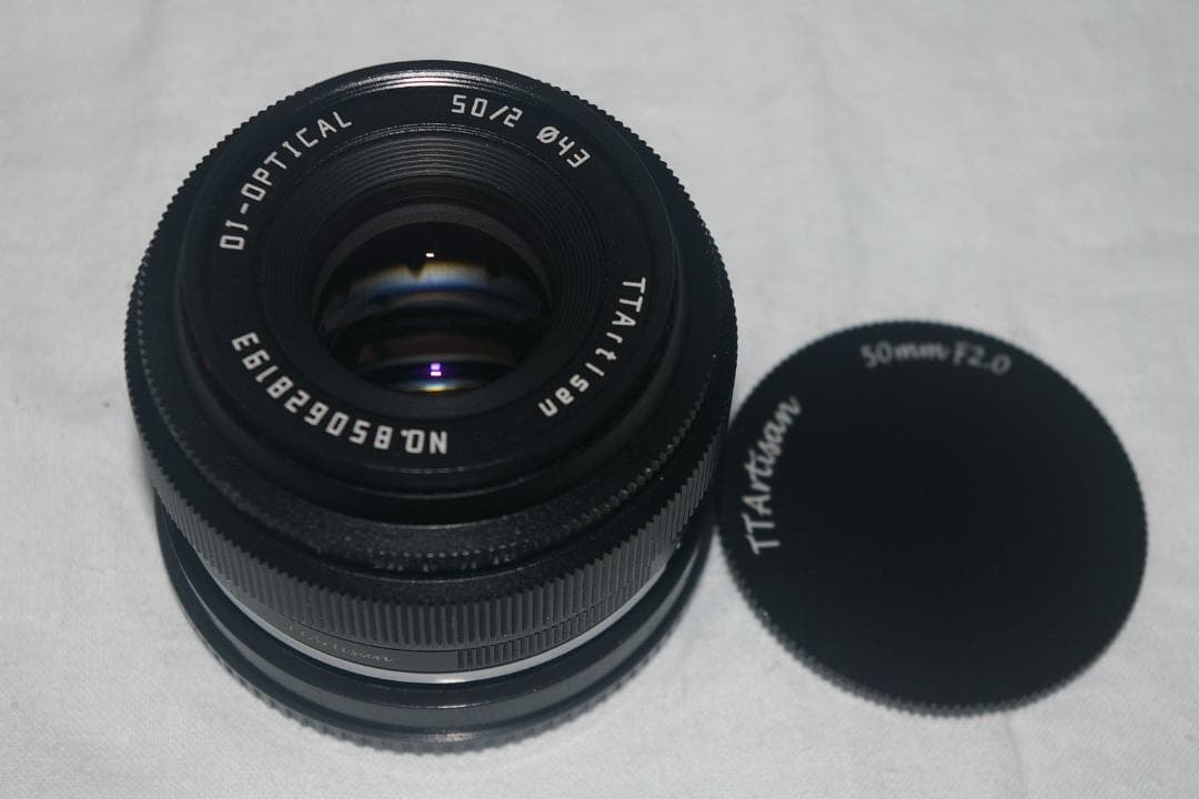 値下げ　実写テスト済　銘匠光学　TTArtisan 50mm f/2
