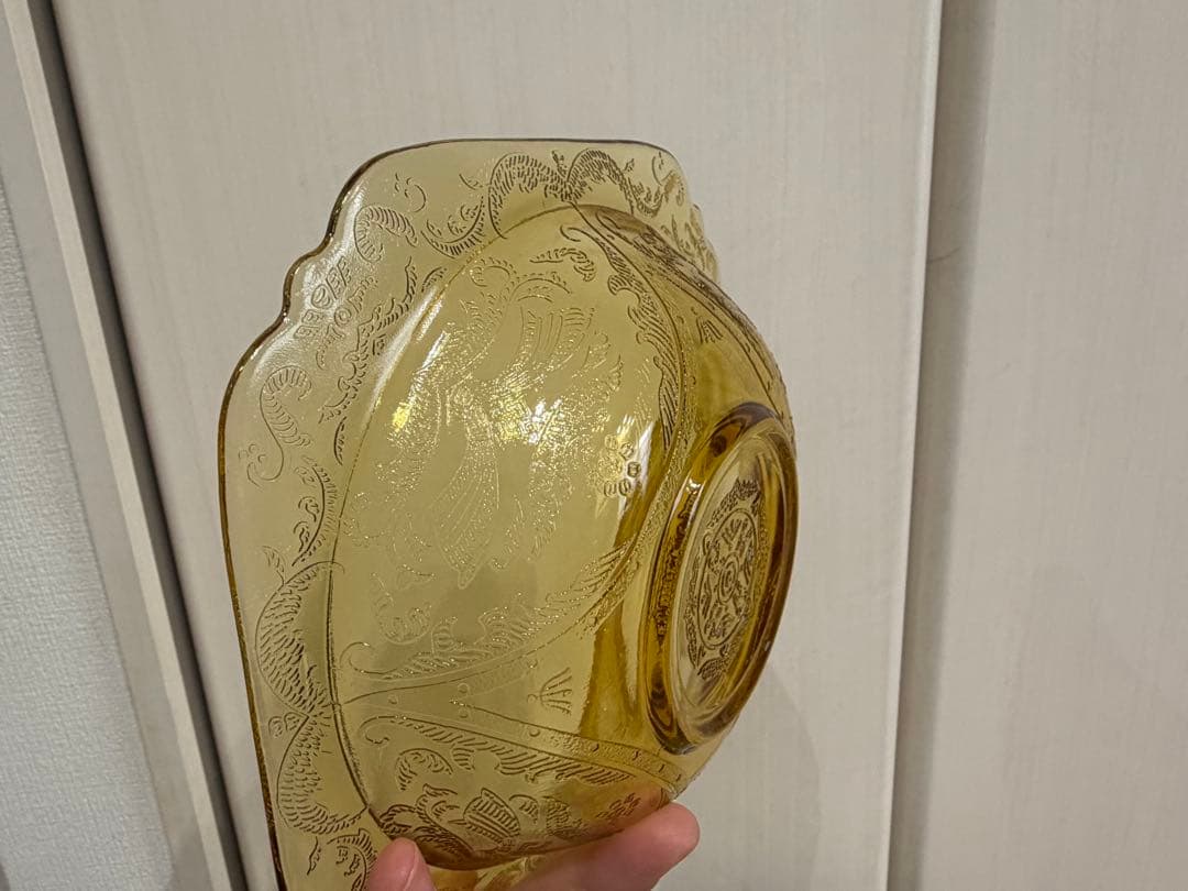 フェデラル　マドリッド　アンバー　プレート4枚　ボウル3個　セット