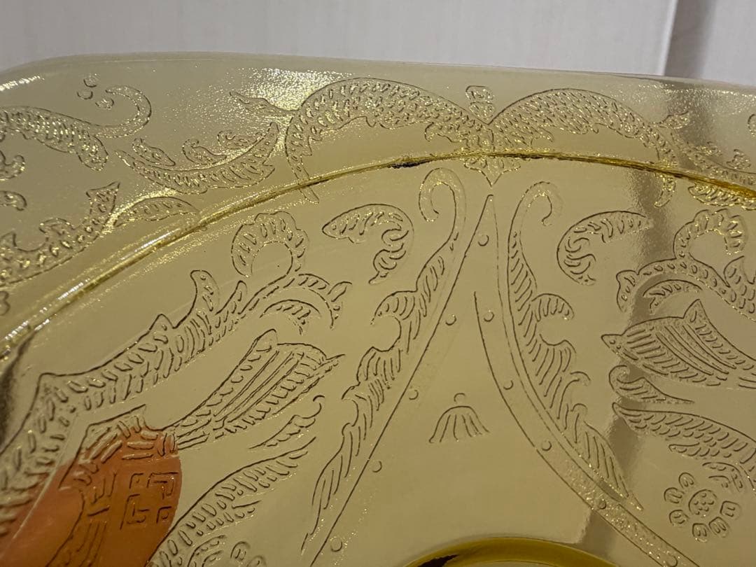 フェデラル　マドリッド　アンバー　プレート4枚　ボウル3個　セット