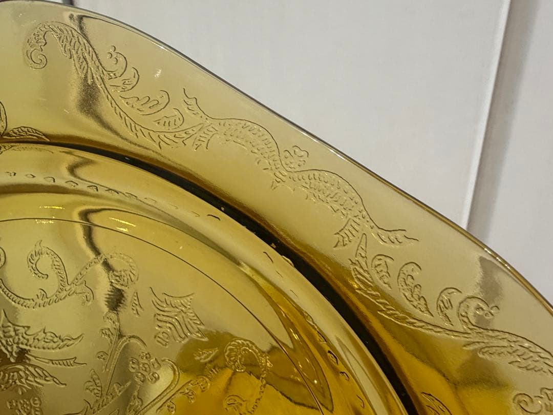 フェデラル　マドリッド　アンバー　プレート4枚　ボウル3個　セット