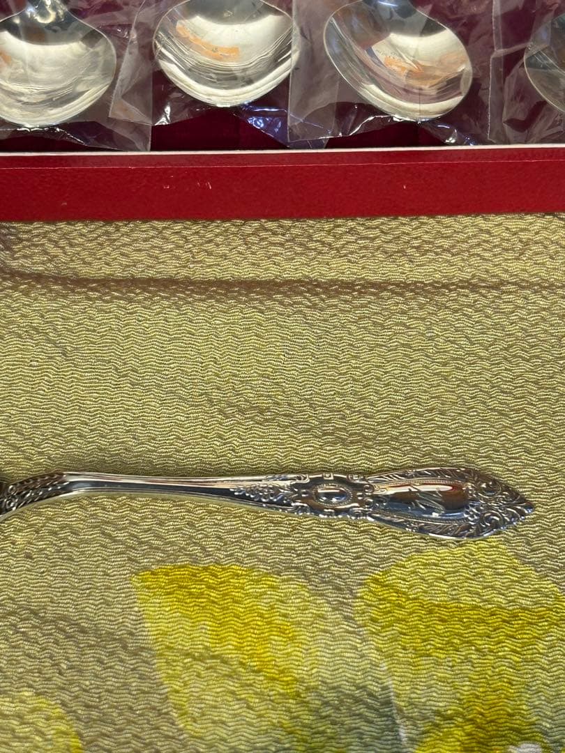 ヴィンテージ銀座山﨑商店/田中貴金属シルバースプーン6本Silver925箱入り